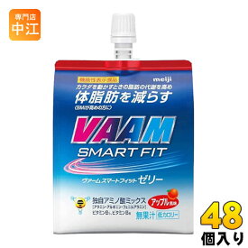 明治 VAAM ヴァームスマートフィット ゼリー 180g 48個 (24個入×2 まとめ買い)