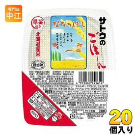 サトウ食品 サトウのごはん 北海道産ななつぼし 200gパック 20個入