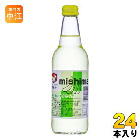 八戸製氷冷蔵 みしまバナナサイダー 330ml 瓶 24本入 炭酸飲料