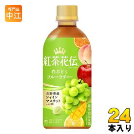 コカ・コーラ 紅茶花伝 クラフティー 白ぶどうフルーツティー 440ml ペットボトル 24本入 フルーツティー