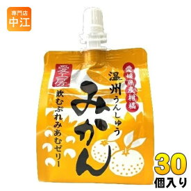 愛工房 飲むぷれみあむゼリー 温州みかん 180g パウチ 30個入 ゼリー飲料 みかん