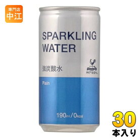 富永貿易 神戸居留地 スパークリングウォーター 190ml 缶 30本入