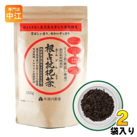 十津川農場 根占枇杷茶 リーフ 250g 2袋 (1袋入×2 まとめ買い) リーフ茶タイプ 煮出し用 茶葉徳用