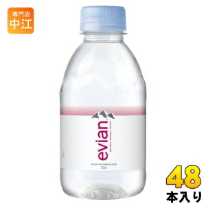 GrA 220ml ybg{g 48{ (24{×2 ܂Ƃߔ) i` ~lEH[^[ d tXY evian ɓ KAi
