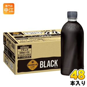 RJER[ W[WA ubN xX 500ml ybg{g 48{ (24{×2 ܂Ƃߔ) R[q[   GEORGIA BLACK
