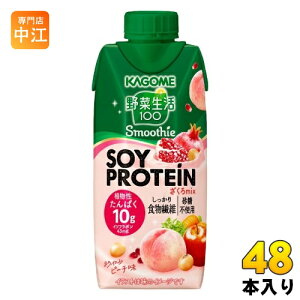 JS ؐ100 X[W[ \C veC ~bNX 330ml pbN 48{ (12{×4 ܂Ƃߔ) ؃W[X Smoothie SOY PROTEIN mix \C t[c