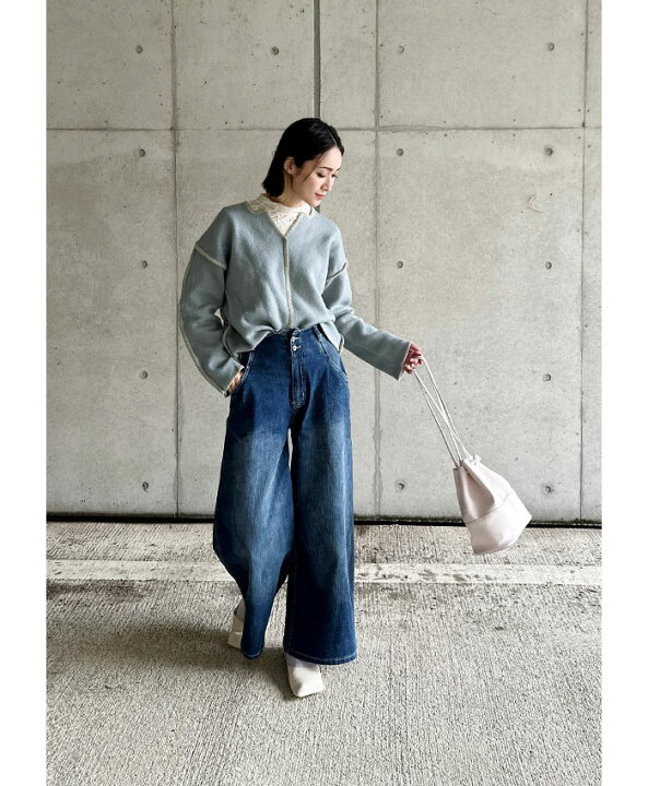 楽天市場】☆20％OFF!! スーパーSALE 3/4〜【デニムパンツワイドカット 