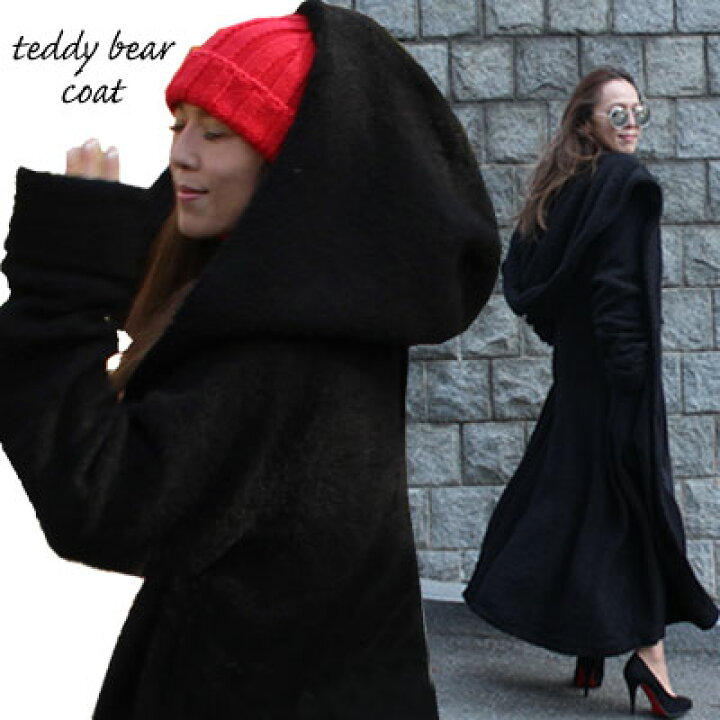 楽天市場】テディベア コート ビッグフード カジュアルコート ロング  