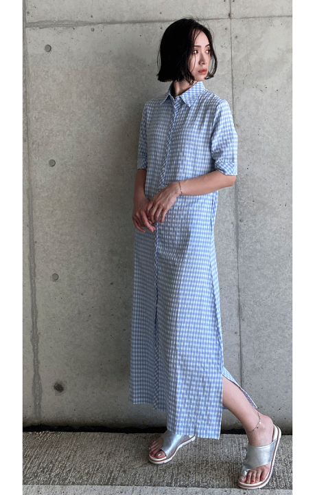 楽天市場】＜パケット便＞ 【 ストレート A チェック ワンピ 】 羽織 