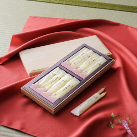 「蜜蝋 3号 32本 和紙袋入 桐箱」みつろう 蜜蝋燭 鳥居ローソク本舗 蜜ろうそく 蝋燭 詰合せ キャンドル ともしび 灯 仏具 仏壇 神具 ギフト 進物 贈答 贈り物 お盆 お彼岸 法要 葬儀 喪中見舞 喪中はがき