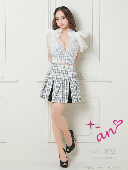 楽天市場】【新色追加】【再入荷】【an/アン】チェック/ 肩リボン 