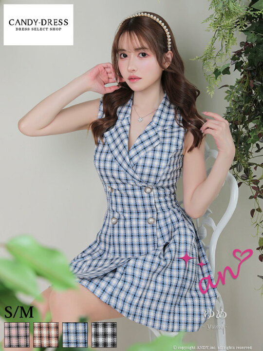 楽天市場】【an/アン】チェック柄ツイード/ ダブルボタンジャケット風  