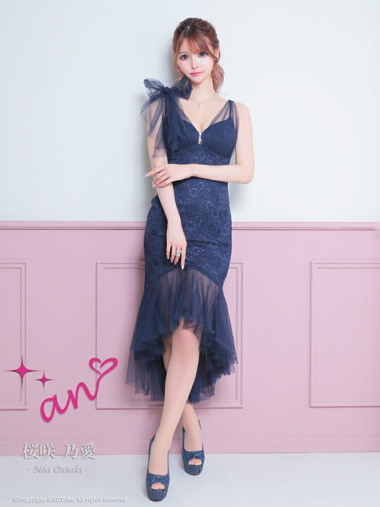 楽天市場】【an/アン】ラメ/ フラワーレース/ チュール/ 肩リボン  