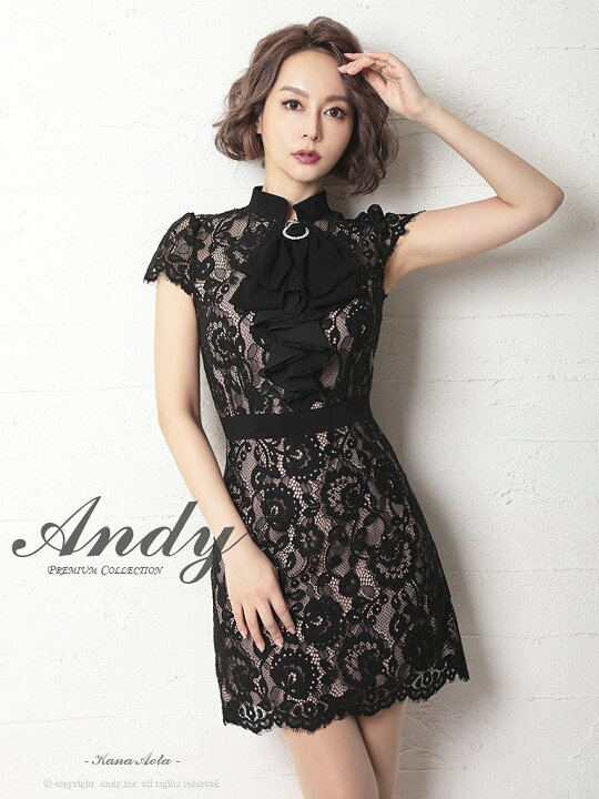 楽天市場】S/M 送料無料 Andy / アンディ フラワーレース×ネックフリル 