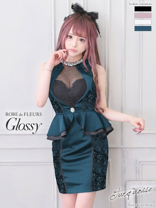 楽天市場】XS/S/M 送料無料 ROBE de FLEURS Glossy / ローブドフルール 