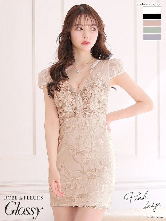 楽天市場】XS/S/M 送料無料 ROBE de FLEURS Glossy / ローブドフルール 