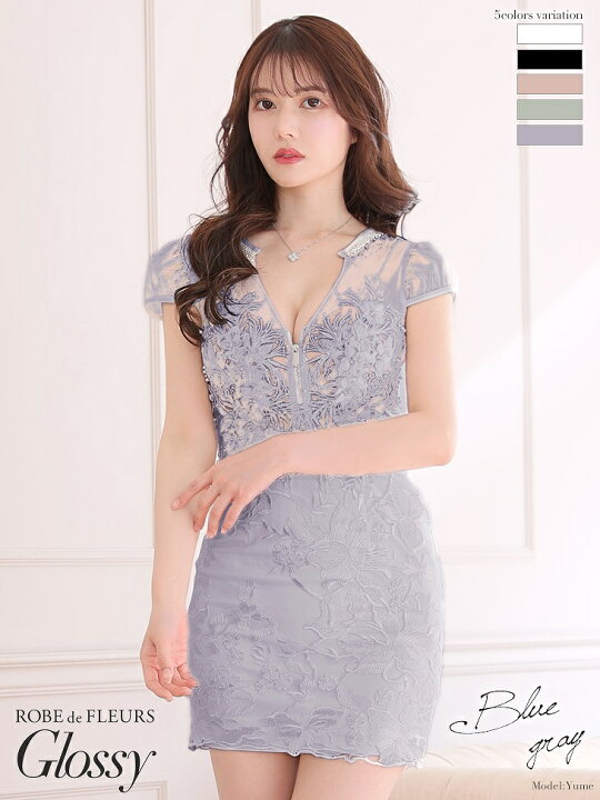 楽天市場】XS/S/M 送料無料 ROBE de FLEURS Glossy / ローブドフルール  