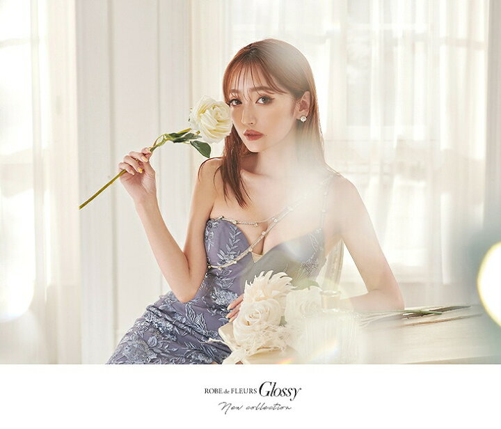 楽天市場】S/M 送料無料 ROBE de FLEURS Glossy / ローブドフルール  