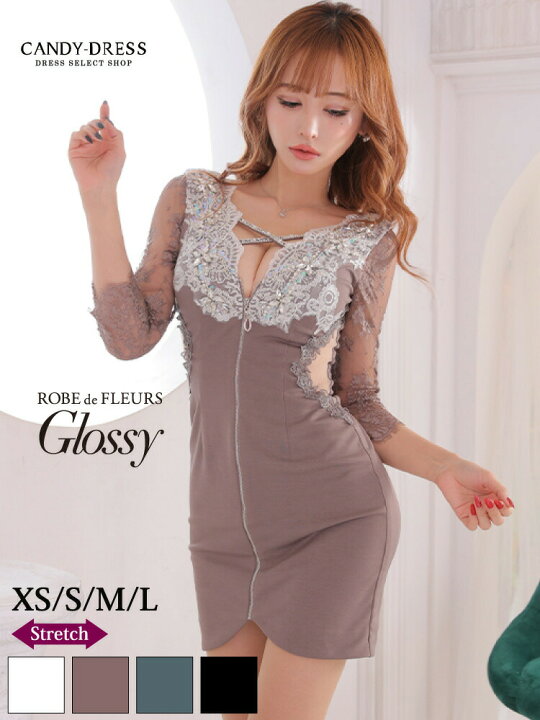 楽天市場】XS/S/M/L 送料無料 ROBE de FLEURS Glossy / ローブド  