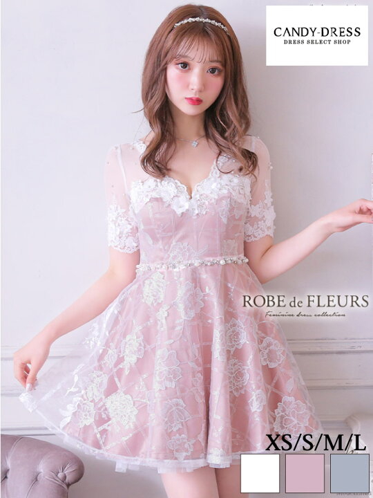 楽天市場】XS/S/M/L 送料無料 ROBE de FLEURS / ローブドフルール  