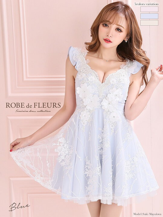 楽天市場】XS/S/M/L 送料無料 ROBE de FLEURS / ローブドフルール  