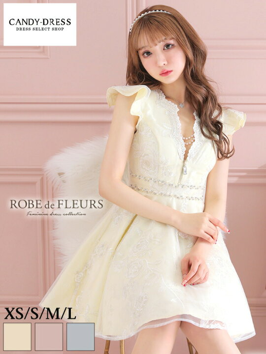 楽天市場】XS/S/M/L 送料無料 ROBE de FLEURS / ローブドフルール  
