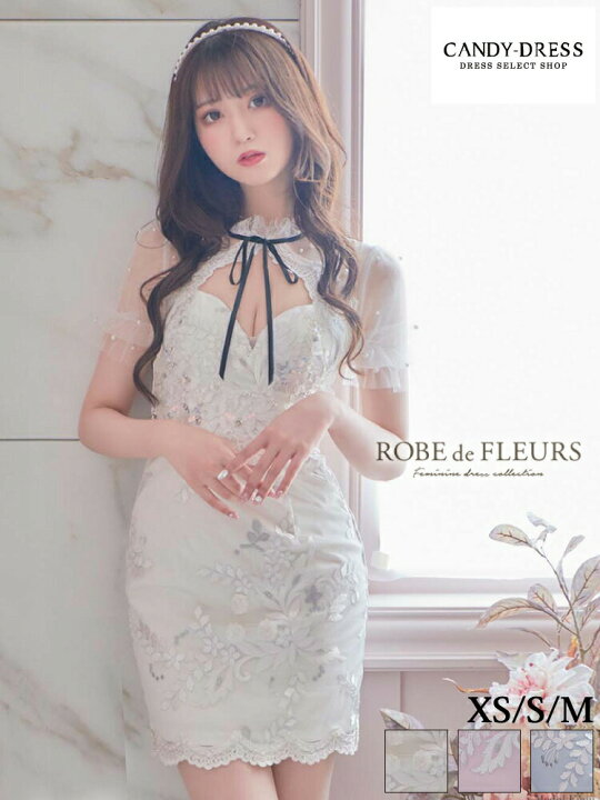 楽天市場】XS/S/M 送料無料 ROBE de FLEURS / ローブドフルール 