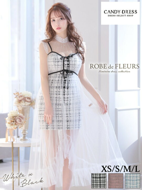 楽天市場】XS/S/M/L 送料無料 ROBE de FLEURS / ローブドフルール  