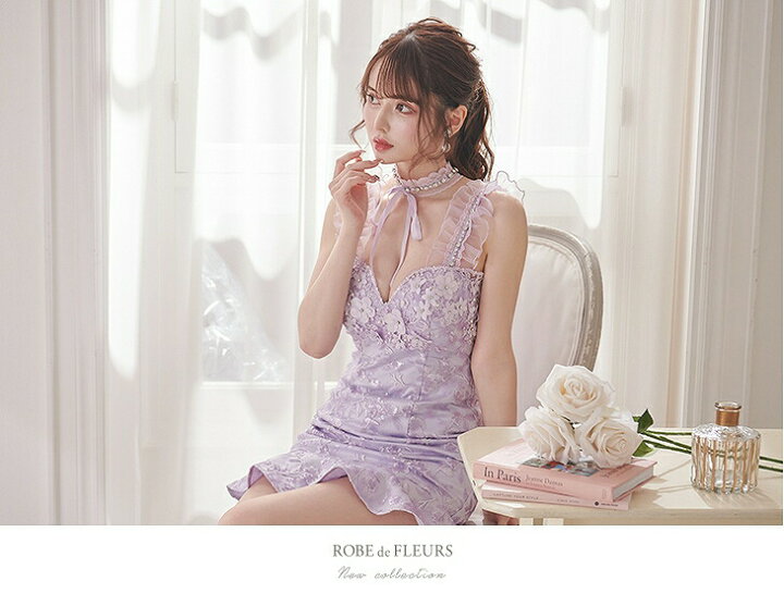 楽天市場】XS/S/M 送料無料 ROBE de FLEURS / ローブドフルール 立体  