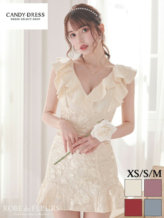 楽天市場】XS/S/M 送料無料 ROBE de FLEURS / ローブドフルール  