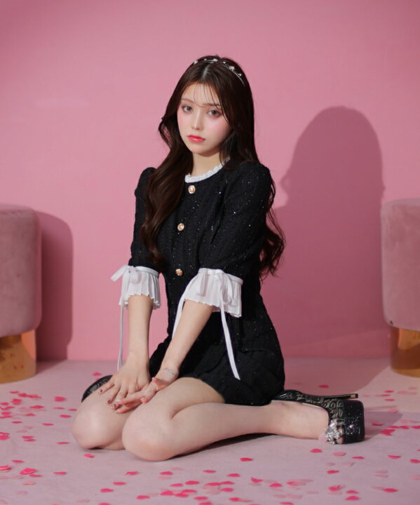 楽天市場】【再入荷】【ROBE de FLEURS / ローブドフルール】 ラメ  