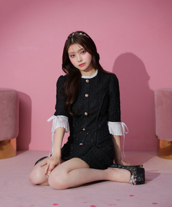 楽天市場】【再入荷】【ROBE de FLEURS / ローブドフルール】 ラメ 