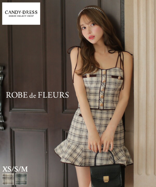 楽天市場】【ROBE de FLEURS / ローブドフルール】 チェック/ ツイード  