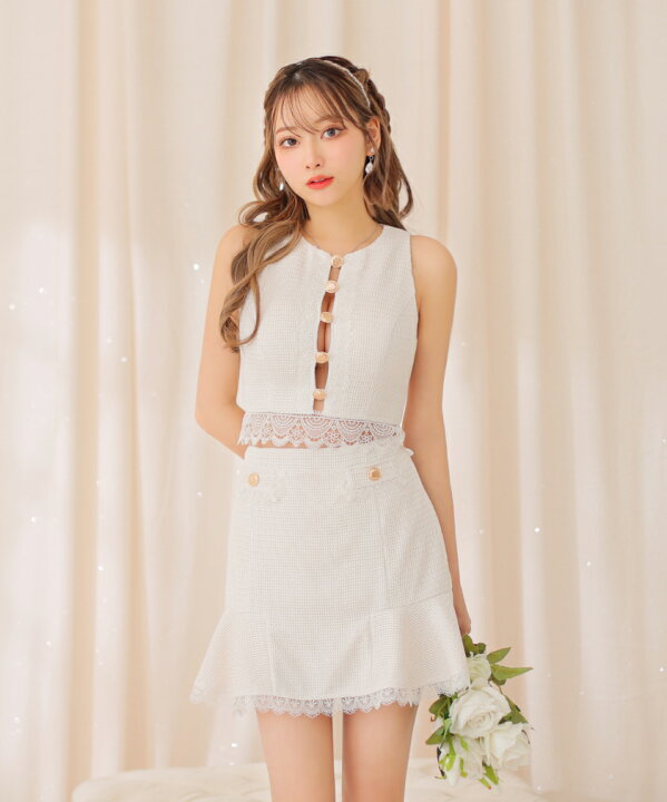 楽天市場】【ROBE de FLEURS / ローブドフルール】 レース/ フロント  