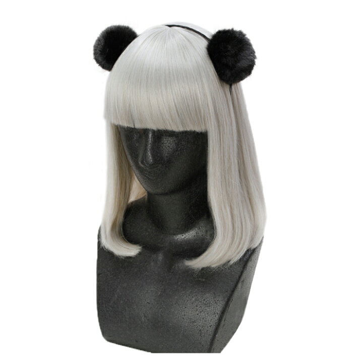 楽天市場 もこもこくま耳 カチューシャ ハロウィン小物 カチューシャ ファー ふわふわ ヘアアクセサリー くまみみ ブラック 黒 ホワイト 白 ブラウン 茶色 ピンク 桃 クマ耳 小道具 イベント クリスマス コスプレ 撮影 Candy Mart