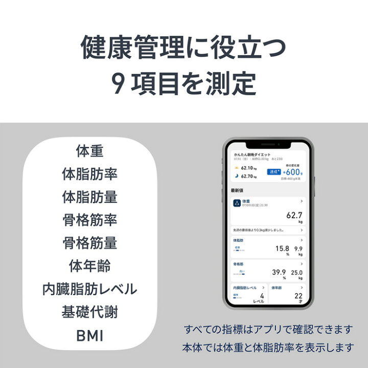 楽天市場】* オムロン【KRD-508T（-W）ホワイト】体重体組成計（OMRON 