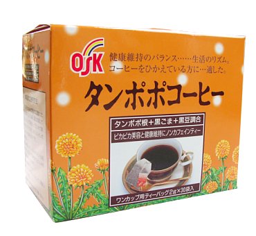 タンポポコーヒー　2ｇ×30袋発売元：OSK たんぽぽコーヒー | キャンディコムウェア