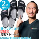 【選べるおまけ付き】美姿勢・足裏ストレッチサンダル Kaneko stretch サンダル 2足セット (送料無料) 兼子ただし ストレッチ サンダル 健康 足裏 歩行 美脚 美姿勢 ながら運動 男女兼用 S帯 S襷 家事 ハイヒール パンプス