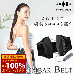 12/1聚ő100%|CgobNWAVEWAVE LUMBAR BELT o[xg () Ճxg  T|[^[ Օ␳ 䂪 w RZbg Sp  T|[^[ T|[gxg x