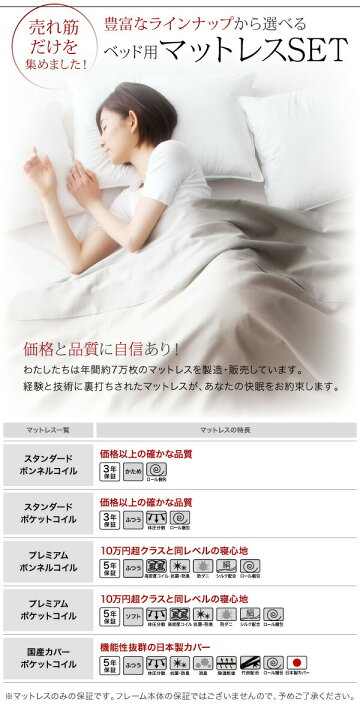 楽天市場】棚・コンセント付きフロアベッド プレミアムボンネルコイル 
