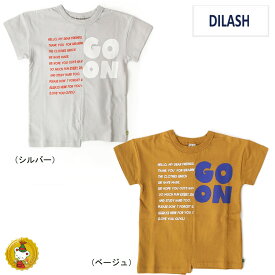 【30％OFFセール】ディラッシュ・DILASH/ロゴ切り替え変形半袖Tシャツ(80cm-140cm）男の子/キッズファッション/子供服