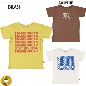 30％OFFセール・ディラッシュ・DILASH/デリバリーロゴ 半袖Tシャツ (80cm-140cm）男の子/キッズ/子供服