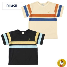 30％OFFセール・ディラッシュ・DILASH/ ラインテープバナナ刺繍 半袖Tシャツ (80cm-140cm）男の子/キッズ/子供服
