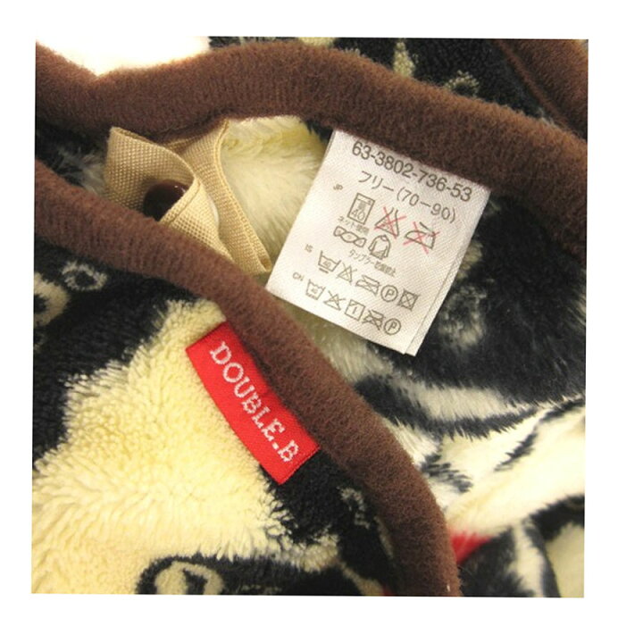 楽天市場】30％OFFセール ダブルB〔DOUBLE.B〕お顔総柄ふわふわ 