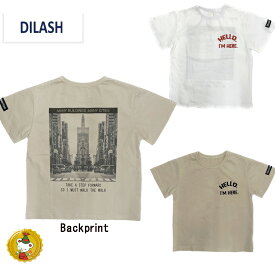 ディラッシュ DILASH　　バックフォトプリント　半袖Tシャツ (140cm）男の子/キッズ・ジュニア/子供服