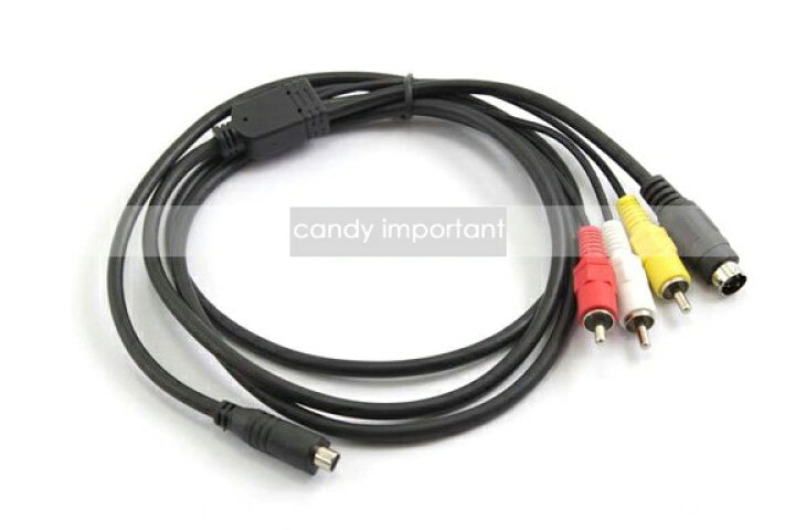 楽天市場 送料無料 Sony ソニー デジタル ビデオカメラ カムコーダー ハンディカムとビデオデッキやテレビなどをつなぐav接続ケーブル Vmc 15fs Vmc 30fs互換コンポーネントavケーブル 1入力4出力 Av Tv用 Sony Hdv Hdd Hd Dv対応avケーブル S端子付き 約1 2m