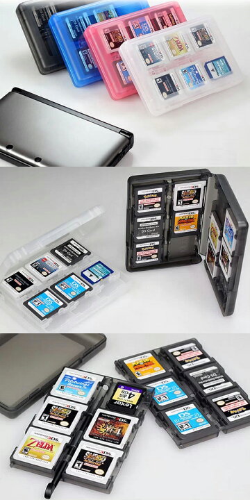 楽天市場】[送料無料][最大26枚収納]NEWニンテンドー3DS用/2DS/DS用  