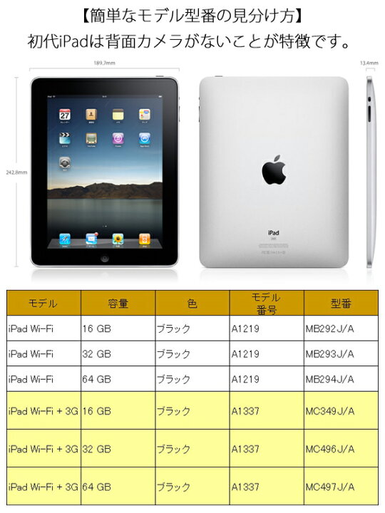 楽天市場】[送料無料][初代]世界で売れてます高級感あふれる iPad(第1  
