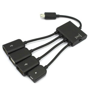 []͕֗!AndroidUSBzXg@\MicroUSBUSB|[gUSBӋ@ڑ}EXL[{[h炭炭gȂ OTG@\AndroidX}zE^ubg MicroUSBx1|[g US