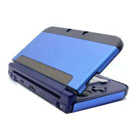 ●[送料無料][Metaric]液晶画面保護シートも付いてくるNintendo Newニンテンドー3DS LL用メタリックツートンカバーケース+液晶保護シート豪華セット 大切な本体機器を埃や傷や汚れから守るクリア仕様だから外観を損なわず本体をカバー/デコ可能